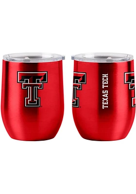 Texas Tech Red Raiders 16oz Curved Ultra Wine Stainless Steel Stemless - Red