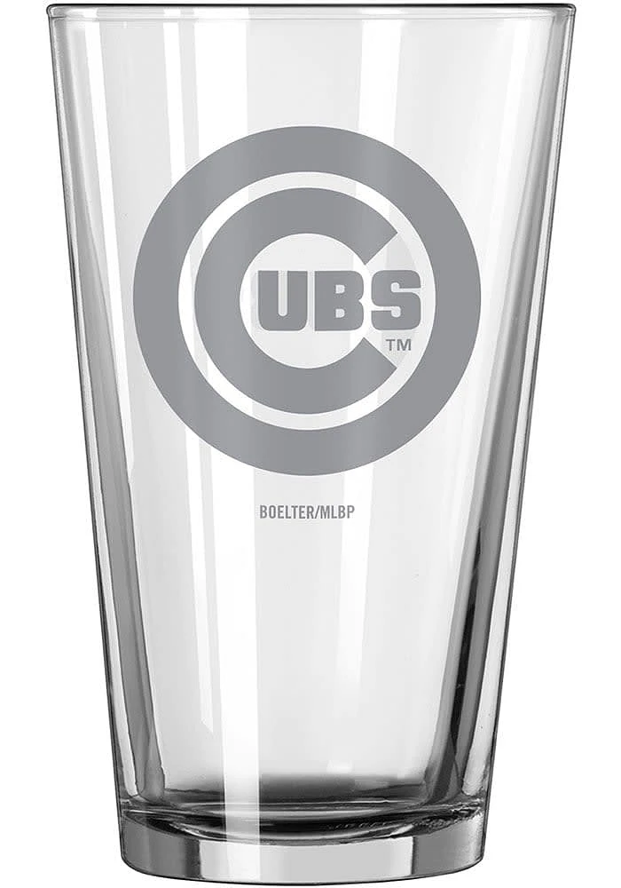 Chicago Cubs 16 OZ Frost Pint Glass - White