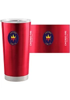 Logo Brands Chicago Fire 20 OZ Gameday Stainless Steel Tumbler - Red