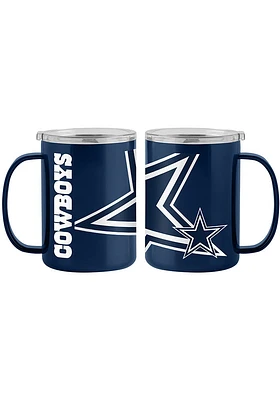 Logo Brands Dallas Cowboys 15oz Hype Ultra Stainless Steel Tumbler - Blue