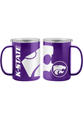 Logo Brands K-State Wildcats 15oz Hype Ultra Stainless Steel Tumbler - Purple