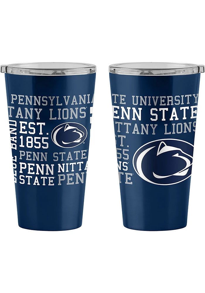 Logo Brands Penn State Nittany Lions 16oz Spirit Ultra Stainless Steel Tumbler - Blue
