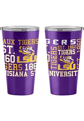 Logo Brands LSU Tigers 16oz Spirit Ultra Stainless Steel Tumbler - Purple