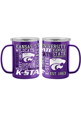 Logo Brands K-State Wildcats 15oz Spirit Ultra Stainless Steel Tumbler - Purple