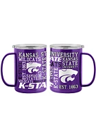 Logo Brands K-State Wildcats 15oz Spirit Ultra Stainless Steel Tumbler - Purple