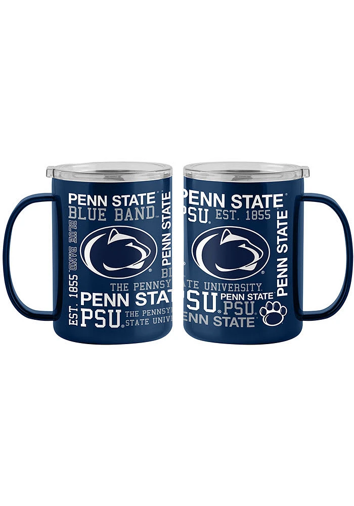Logo Brands Penn State Nittany Lions 15oz Spirit Ultra Stainless Steel Tumbler - Blue