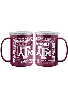 Logo Brands Texas A&M Aggies 15oz Spirit Ultra Stainless Steel Tumbler - Maroon