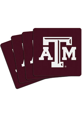 Texas A&M Aggies 4 Pack Neoprene Coaster - Maroon