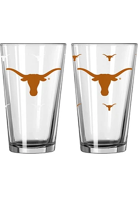 Texas Longhorns 16oz Color Changing Pint Glass - Burnt Orange