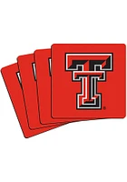 Texas Tech Red Raiders 4 Pack Neoprene Coaster - Red