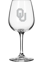 Oklahoma Sooners 12oz Wine Glass - Red