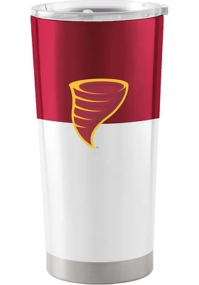 Logo Brands Iowa State Cyclones 20oz Colorblock Stainless Steel Tumbler - Red