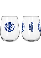 Dallas Mavericks 16 OZ Gameday Curved Stemless Wine Glass - Blue