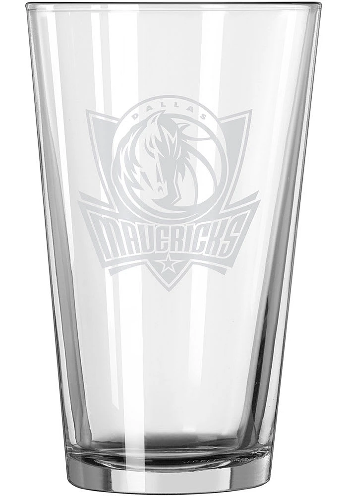 Dallas Mavericks 16 OZ Frost Pint Glass - White