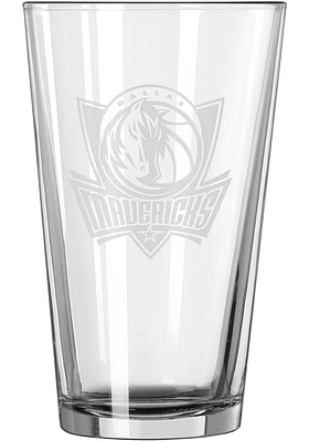 Dallas Mavericks 16 OZ Frost Pint Glass - White