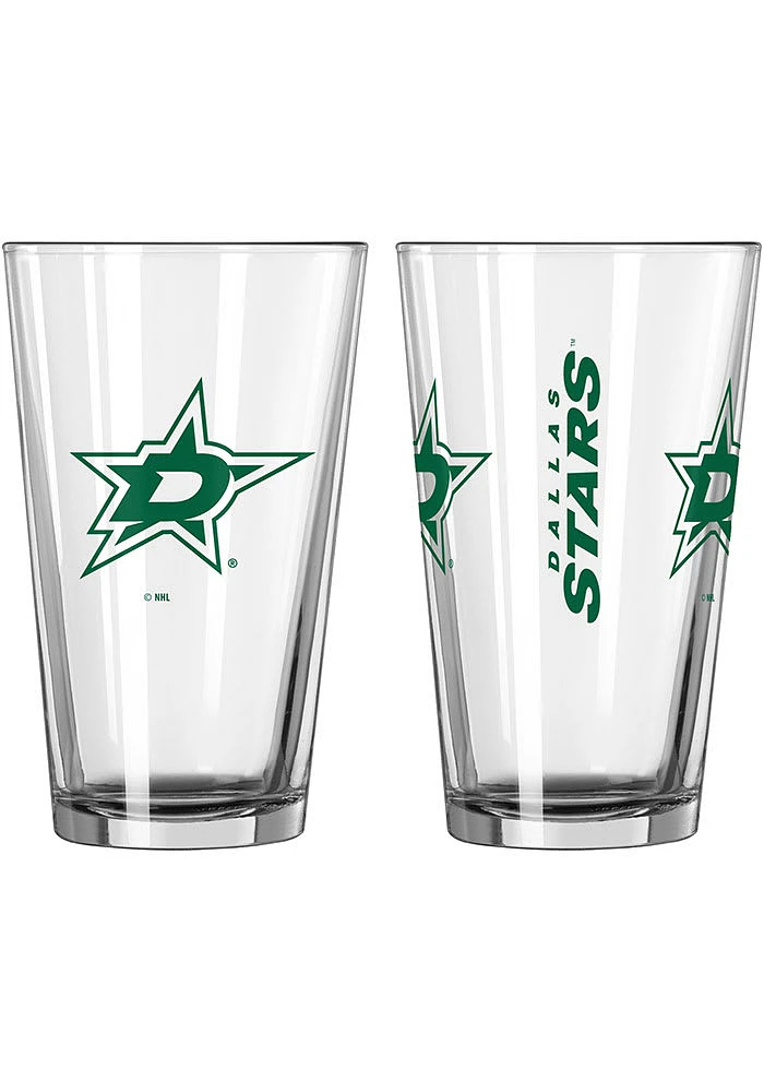 Dallas Stars 16 OZ Gameday Pint Glass - Green