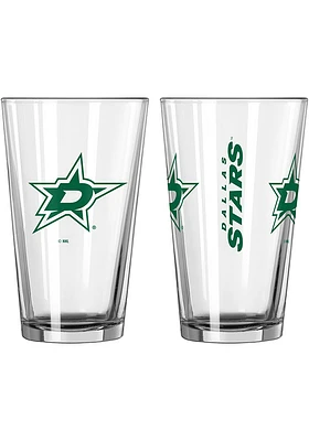 Dallas Stars 16 OZ Gameday Pint Glass - Green