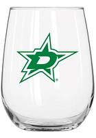 Dallas Stars 16 OZ Gameday Curved Stemless Wine Glass - Green