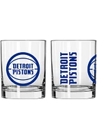 Detroit Pistons 14 OZ Gameday Rock Glass - Blue