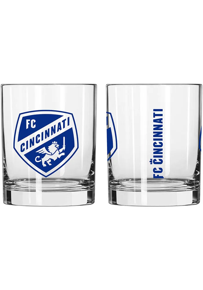 FC Cincinnati 14 OZ Gameday Rock Glass