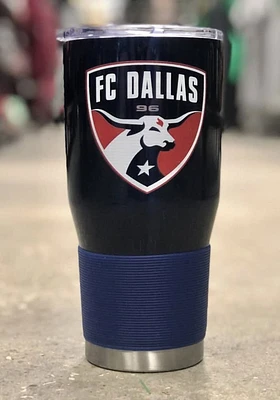 Logo Brands FC Dallas 30 OZ Gameday Stainless Steel Tumbler - Navy Blue