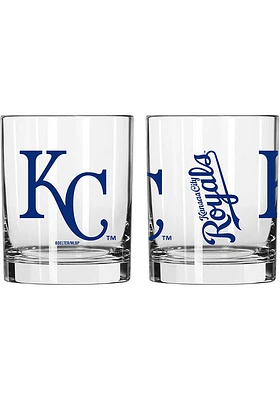 Kansas City Royals 14 OZ Gameday Rock Glass - Blue