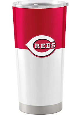 Cincinnati Reds 20oz Colorblock Stainless Steel Tumbler - Red