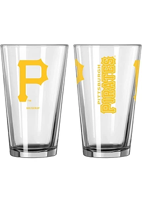 Pittsburgh Pirates 16 OZ Gameday Pint Glass - Black