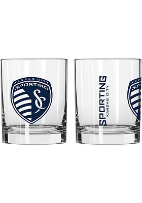Sporting Kansas City 14 OZ Gameday Rock Glass - Blue