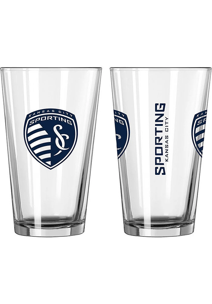 Sporting Kansas City 16 OZ Gameday Pint Glass - Blue