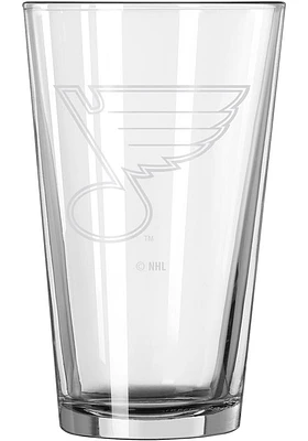 St Louis Blues 16 OZ Frost Pint Glass - White
