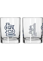 St Louis Cardinals 14 OZ Gameday Rock Glass - Red