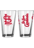 St Louis Cardinals 16 OZ Gameday Pint Glass - Red