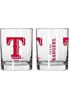 Texas Rangers 14 OZ Gameday Rock Glass - Red