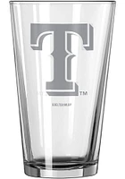 Texas Rangers 16 OZ Frost Pint Glass - White