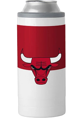 Logo Brands Chicago Bulls 12 oz Stainless Steel Colorblock Stainless Steel Coolie