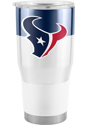 Logo Brands Houston Texans 30oz Colorblock Stainless Steel Tumbler - Red