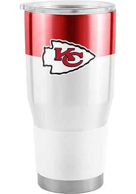 Logo Brands Kansas City Chiefs 30oz Colorblock Stainless Steel Tumbler - Red