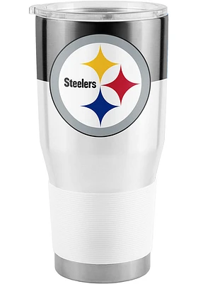 Logo Brands Pittsburgh Steelers 30oz Colorblock Stainless Steel Tumbler - Black