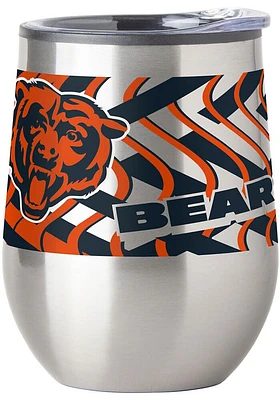Chicago Bears 11 OZ Flex Curved Stainless Steel Stemless - Orange