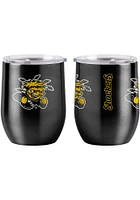 Wichita State Shockers 16 OZ Game Day Curved Ultra Stainless Steel Stemless - Yellow