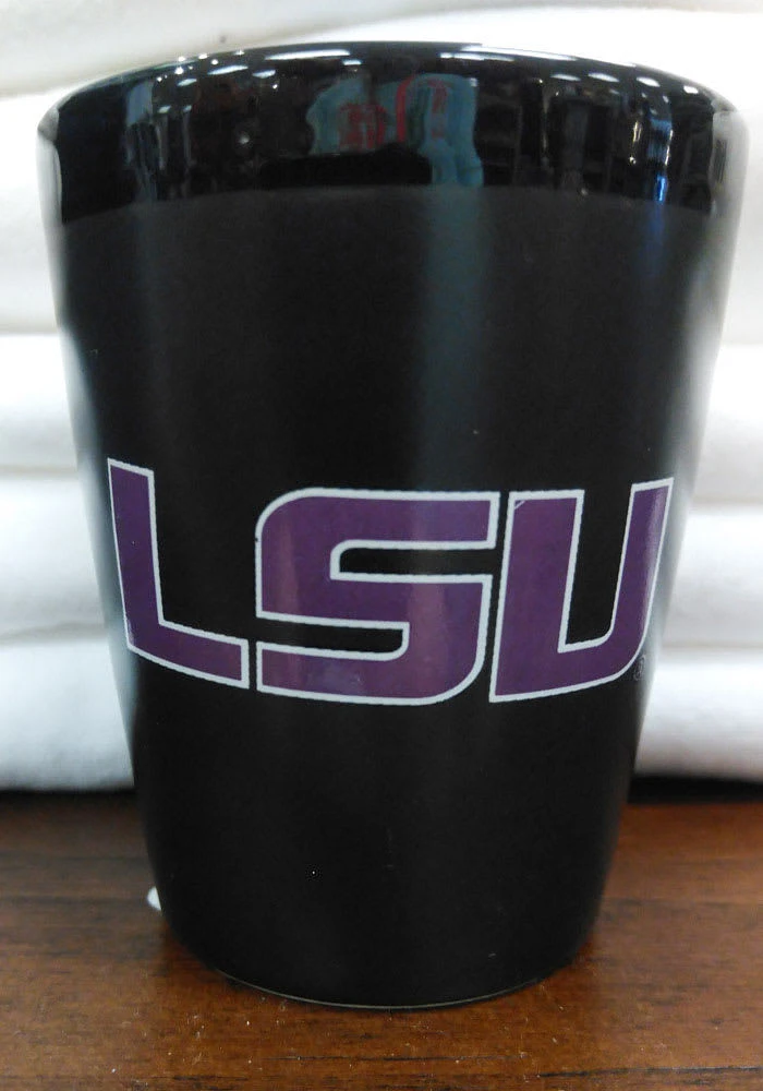 LSU Tigers 2 OZ Black Matte Shot Glass