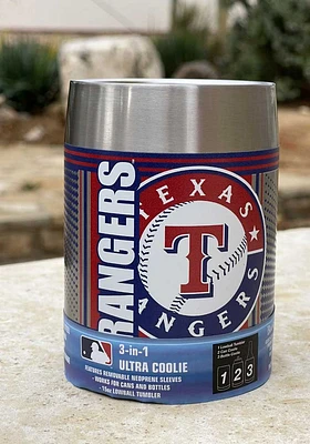 Logo Brands Texas Rangers 2-In-1 Red Workmark Dig Ultra Coolie