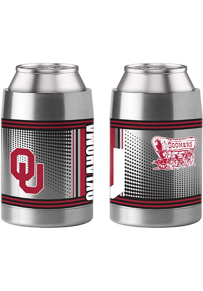 Logo Brands Oklahoma Sooners 2-In-1 Hero Dig Ultra Stainless Steel Coolie