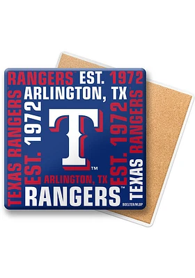 Texas Rangers Spirit Stone Coaster - Blue