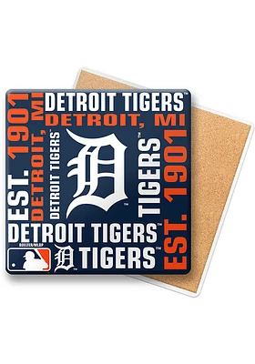 Detroit Tigers Spirit Stone Coaster - Navy Blue