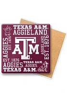 Texas A&M Aggies Spirit Stone Coaster - Red