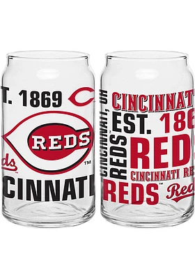 Cincinnati Reds 16 OZ Spirit Glass Can Pint Glass