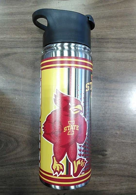 Logo Brands Iowa State Cyclones 18 OZ Hero Ultra Commuter Stainless Steel Tumbler - Red