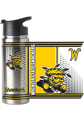 Wichita State Shockers 18 OZ Flip Top Hero Ultra Stainless Steel Bottle - Yellow